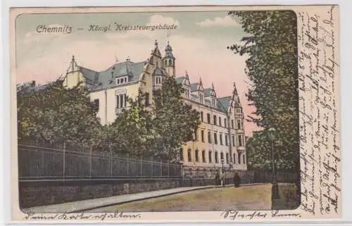 904411 Ak Chemnitz königliches Kreissteuergebäude 1904