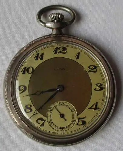 Lépine Taschenuhr Unitas Gehäuse Robert Winter Schwäbisch Gmünd um 1930 (152402)