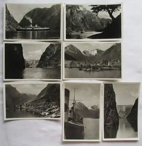 98967 AK 7x Norwegen - Sognefjord, Naerofjord, Gudvangen, Balholm, Fjorde