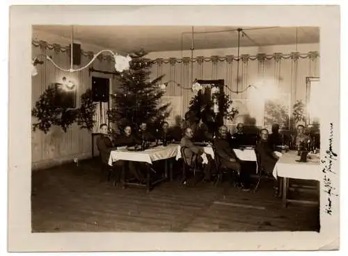 65860 Foto Ukraine deutsche Soldaten feiern Weihnachten 1916