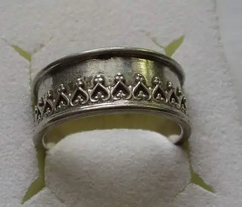 klassischer breiter 925er Silber Damen Ring Schmuckring (161487)