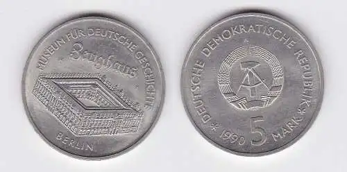 DDR Gedenk Münze 5 Mark Berlin Zeughaus 1990 (118749)