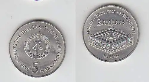 DDR Gedenk Münze 5 Mark Berlin Zeughaus 1990 (104824)