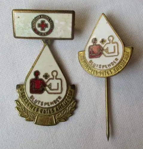 DDR DRK Deutsches Rotes Kreuz Ehrennadel Rotkreuz-Blutspende (110149)