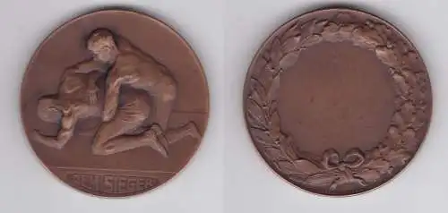 Bronze Medaille Brehmer Markneukirchen Sport Dem Sieger Ringen Blanko (138924)