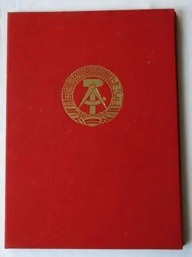 DDR Medaille Messe der Meister MMM Karl-Marx-Stadt + Urkunde (104202)