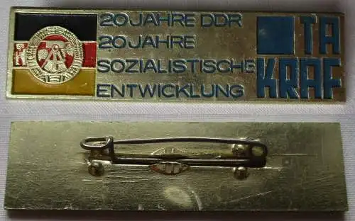 DDR Firmen Abzeichen 20 Jahre sozialistische Entwicklung TAKRAF (130337)