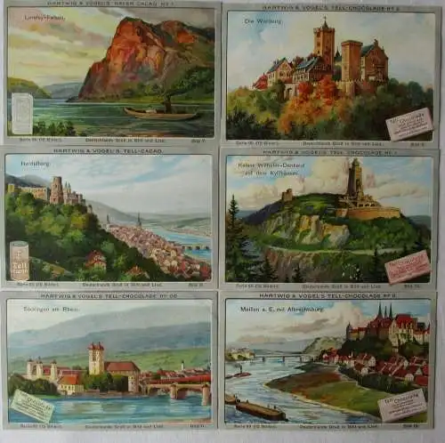 Hartwig & Vogel Kaufmannsbilder "Deutschlands Gruß" Serie 95 komplett (7/135919)