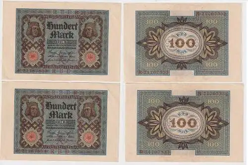 100 Mark Banknote Reichsbank Berlin 1. November 1920 fortlaufende Nr. (126876)