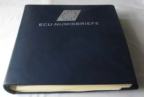 Schöne Sammlung 19 Numisbriefen mit ECU Münzen (131743)