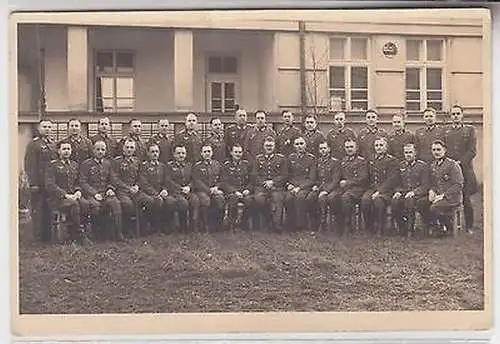 48209 Foto Zahlmeister Lehrgang ?amberk (Senftenberg) Böhmen Mähren 1943