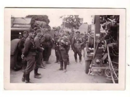 45725 Foto Soldaten Technik Kradmelder 2. Weltkrieg