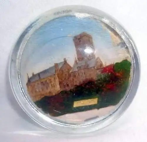 Alter Briefbeschwerer Paperweight Souvenir Wartburg