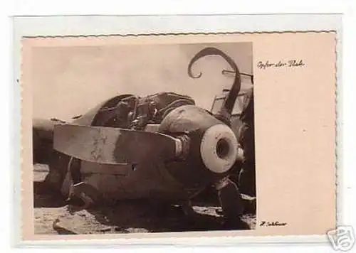 01063 Foto Afrikafeldzug Flugzeugwrack um 1942