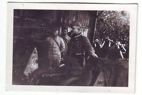 18386 Foto Soldaten mit PAK Geschütz 2. Weltkrieg