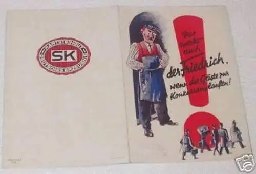 Werbung für Sanitärkeramik Fa. Kutscher Leipzig um 1930