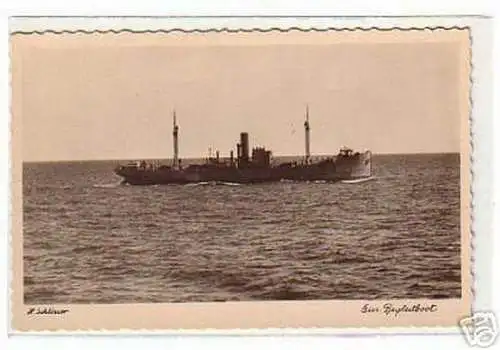 00481 Foto Afrikafeldzug ein Begleitboot um 1942