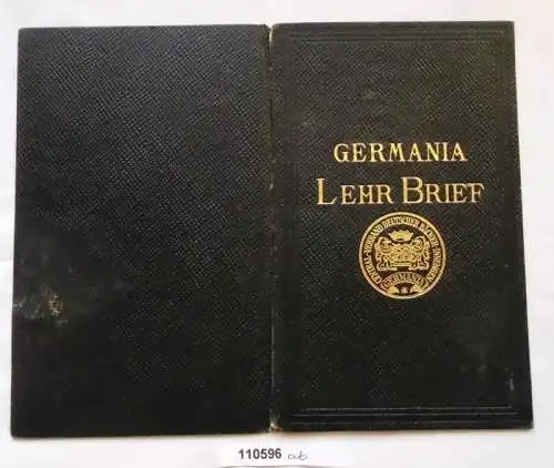 Lehrbrief und Prüfungszeugnis "Germania" Bäcker-Innung 1935 (110596)