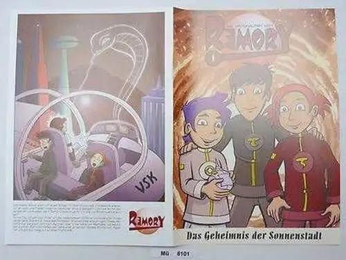 Comic Die Virtonauten von Remory "Das Geheimnis der Sonnenstadt"