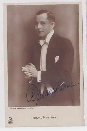 04559 Autograph Karte Deutscher Schauspieler Bruno Kastner um 1935