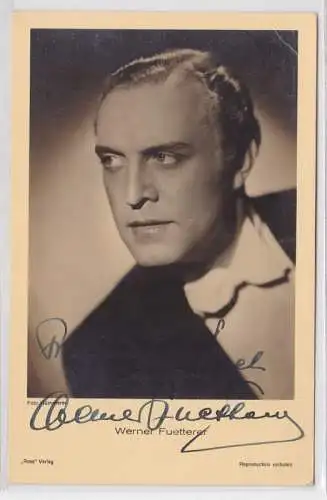 61379 Autograph Karte Deutscher Schauspieler Werner Fuetterer 1939