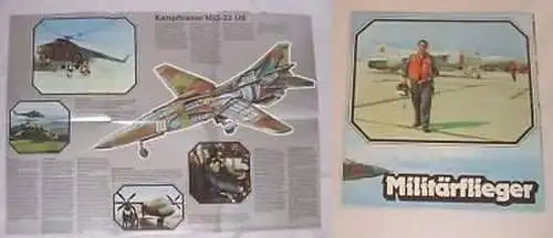 Propaganda Schrift DDR Militärflieger der NVA