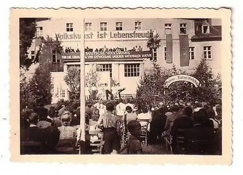 61178 Foto DDR Propaganda "Volkskunst ist Lebensfreude"