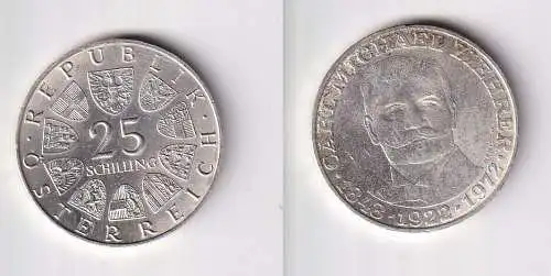 25 Schilling Silber Münze Österreich Carl Michael Ziehrer 1972 (141980)