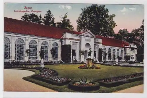 98078 Ak Sagan Zagan Ludwigsgarten Orangerie 1928