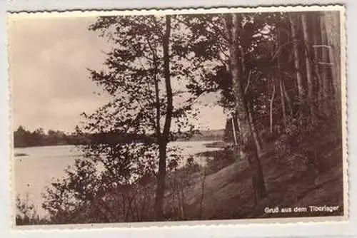 56731 Feldpost Ak Gruß aus dem Tiborlager bei Schiwebus 1944