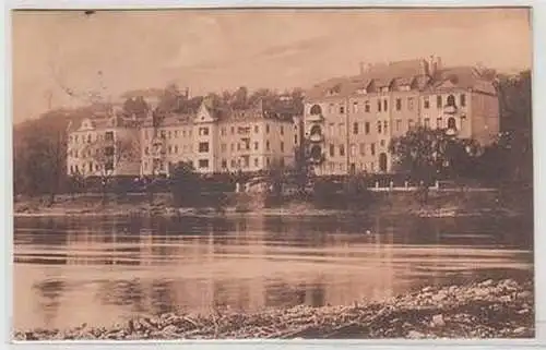 57898 Foto Ak Crossen an der Oder am Lorenzsteg 1912