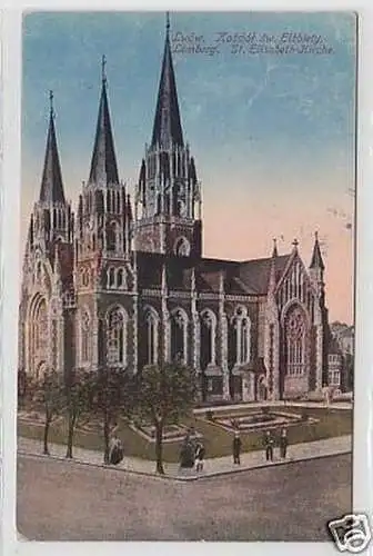 33263 Ak Lemberg St. Elisabeth-Kirche 1917