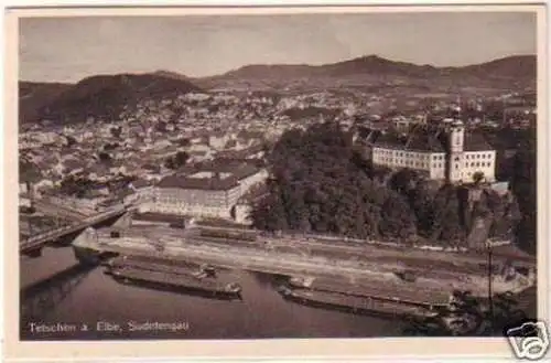 26392 Ak Tetschen an der Elbe Sudetengau 1940