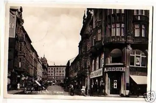 29127 Ak Eger Konrad Henlein Strasse um 1940