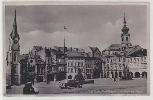 12215 Ak Trautenau Trutnov Sudetengau Marktplatz um 1940