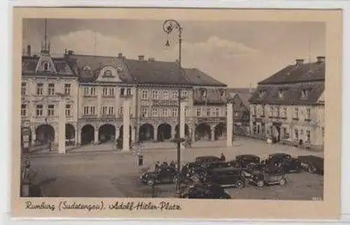 25342 Ak Rumburg (Sudetengau) Marktplatz um 1940