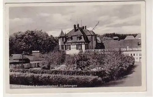 46174 Ak Konstantinsbad Sudetengau Hotel Elisenhof 1940