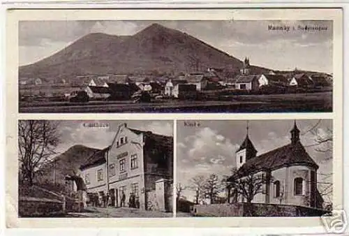 10009 Mehrbild Ak Rannay im Sudetengau Gasthaus 1940