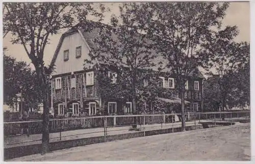 91950 Ak Bad Oppelsdorf Opolno-Zdrój Landhaus Schlegel 1944