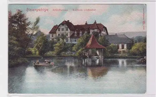 88215 Ak Schreiberhau im Riesengebirge Kurhaus Lindenhof um 1910