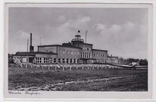 87618 Ak Gleiwitz Gliwice in Schlesien Flughafen 1941