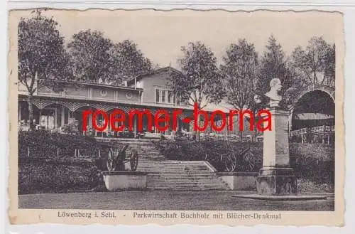 84813 Ak Löwenberg in Schlesien Parkwirtschaft Buchholz 1930