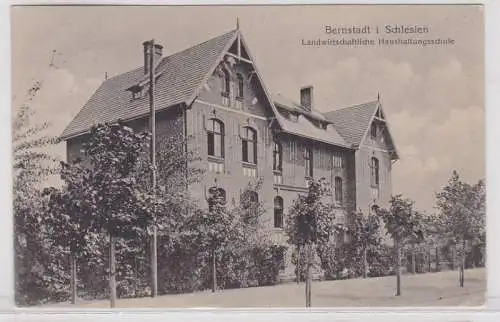 85456 AK Bernstadt in Schlesien - Landwirtschaftliche Haushaltungsschule 1915