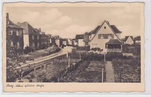 81625 Ak Brieg Brzeg Albert Spählich Strasse um 1940