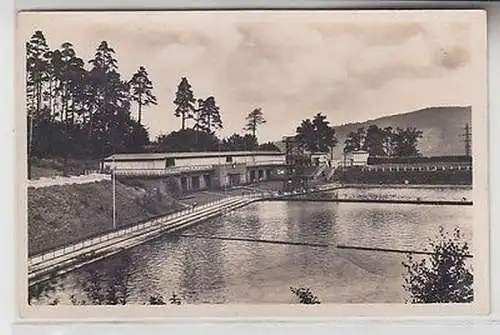 67793 Ak Waldenburg Schlesien Frei-, Licht- und Luftbad in der Neustadt um 1930