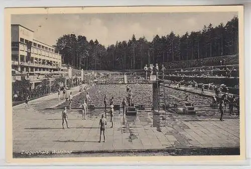 68159 Ak Ziegenhals Schlesien Waldbad 1943