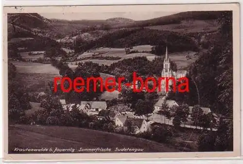 69599 Ak Krautenwalde b. Jauernig Sommerfrische Sudetengau um 1940