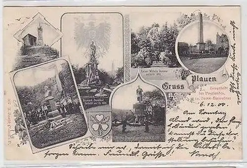 63119 Mehrbild Ak Gruss aus Plauen im Vogtland 1900