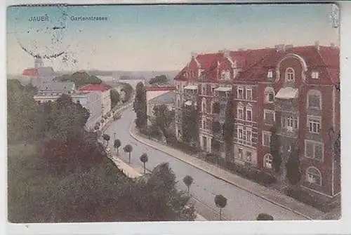 63390 Ak Jauer Gartenstrasse 1914