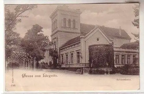 60040 Ak Gruß aus Liegnitz in Schlesien Schiesshaus um 1910